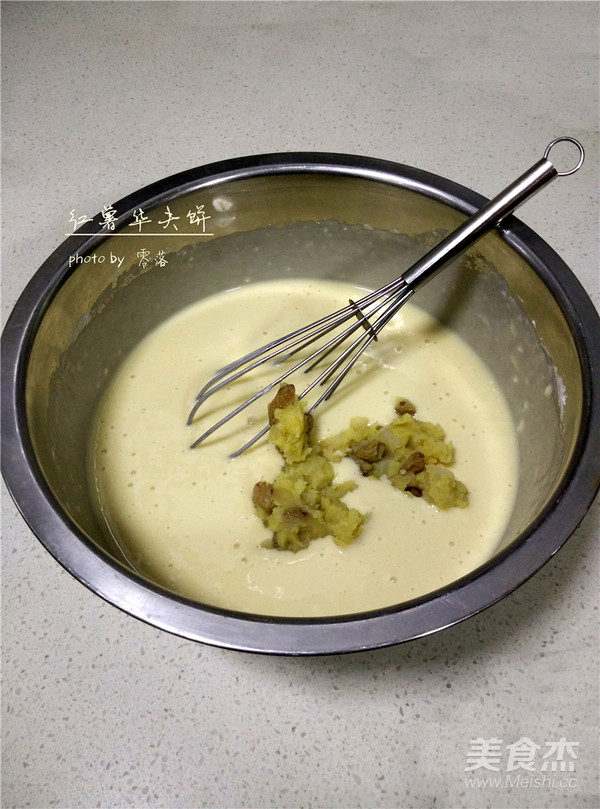 红薯华夫饼的做法