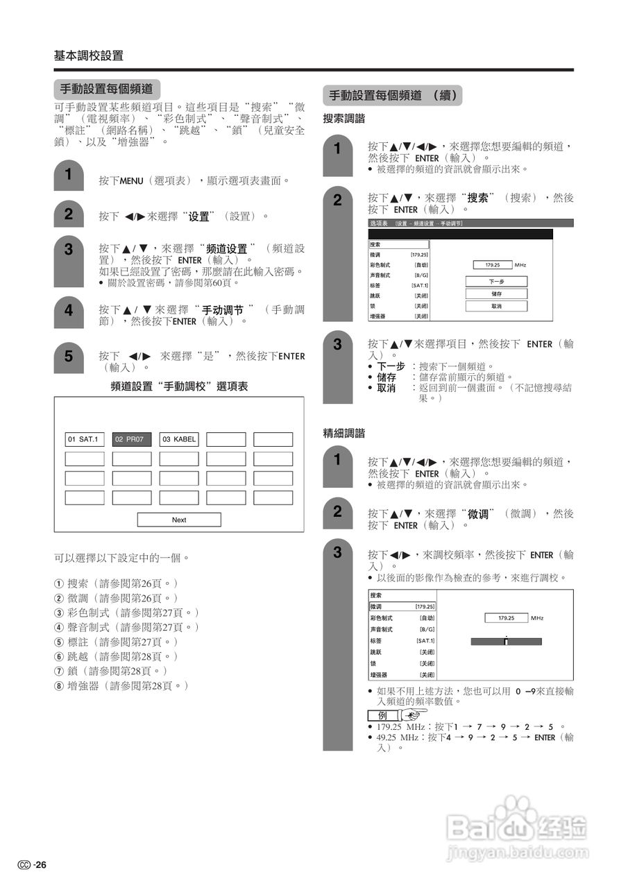 声宝LC-32G2H型液晶电视机说明书:[3]