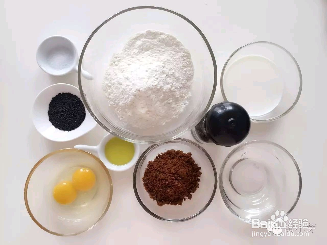 芝麻红糖饼的做法