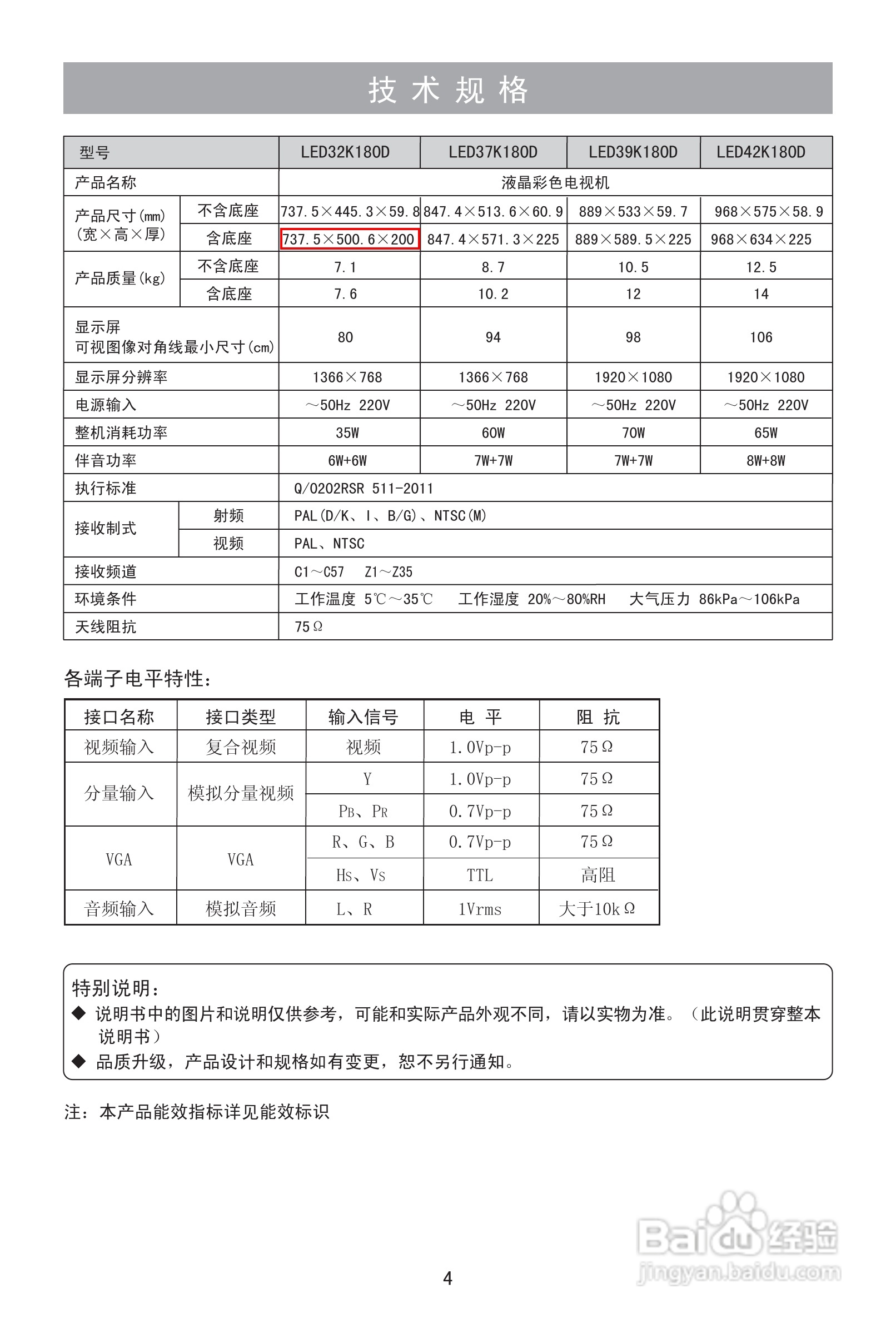 海信LED42K180D液晶彩电使用说明书:[1]