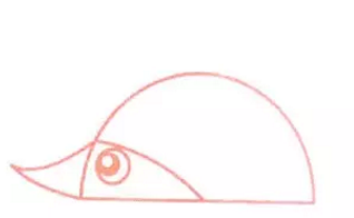 如何画可爱的小刺猬