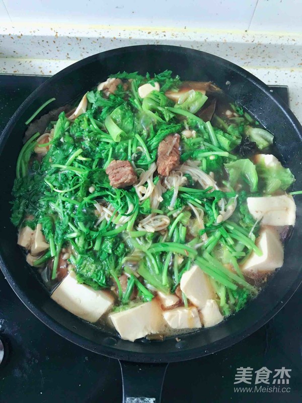 红烧肉烩豆腐