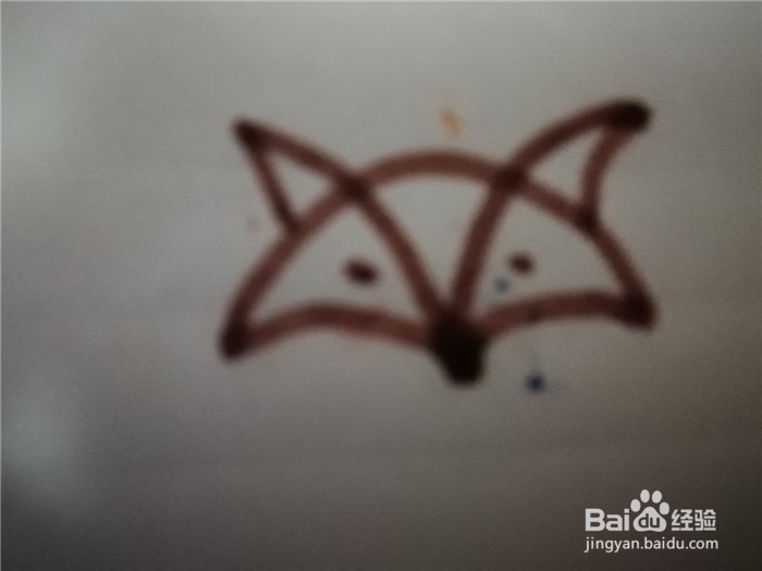 怎么样用简笔画画狐狸