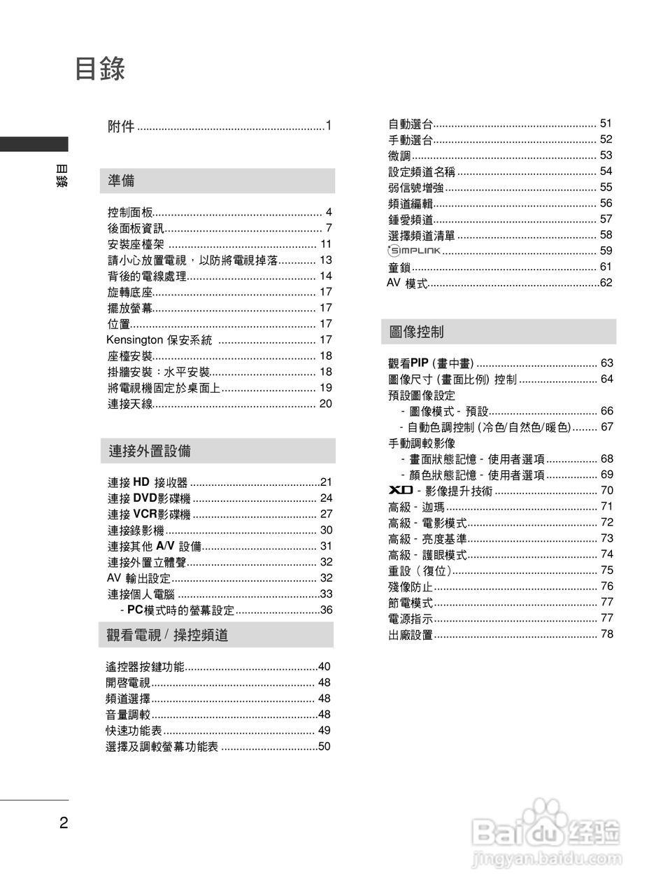 LG 42LG30R液晶彩电使用说明书:[1]