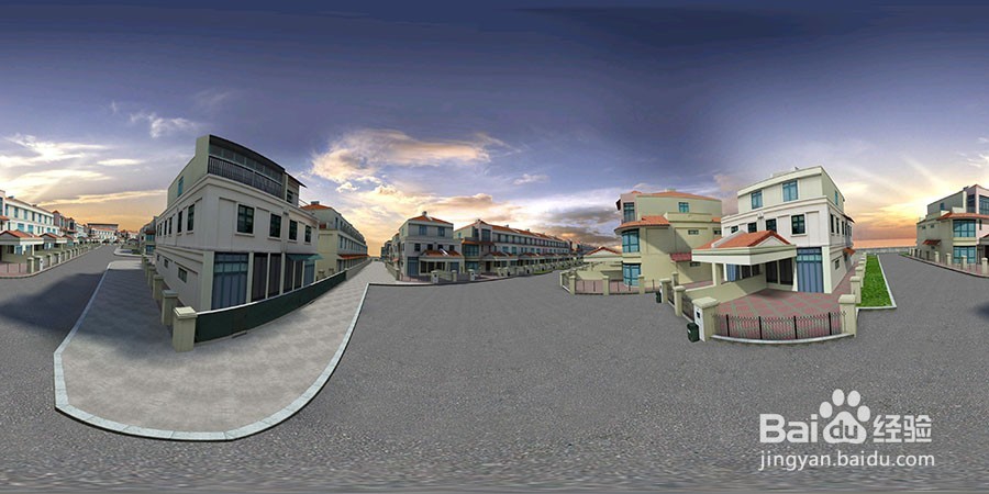 一键输出360°全景图像