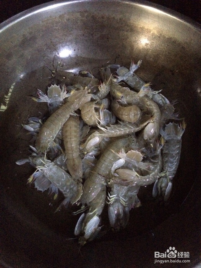 姜汁虾菇的做法