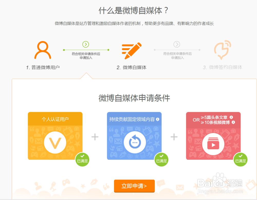新浪微博自媒体如何认证
