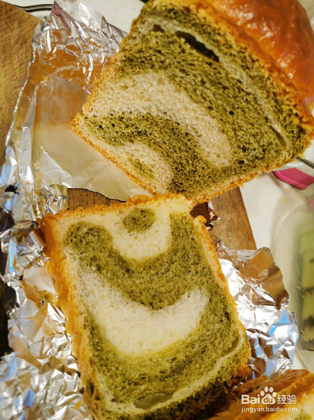 抹茶旋风吐司的做法