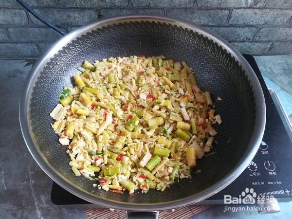 鸡蛋炒小竹笋的做法