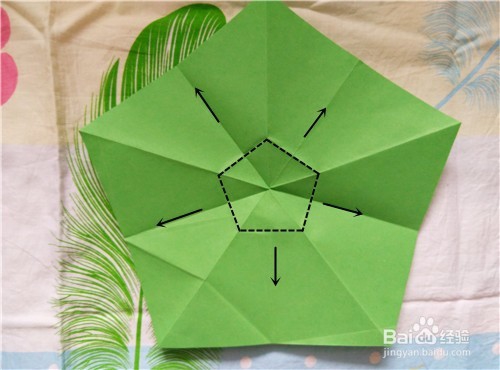 折纸----如何折叠立体喇叭花?