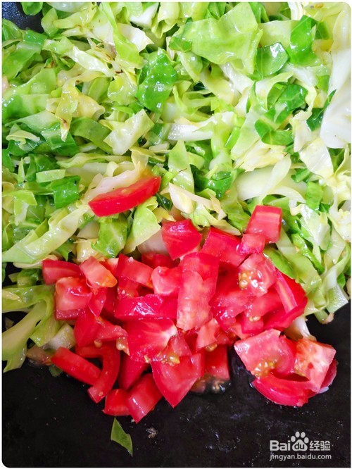 酸香包菜的简易做法
