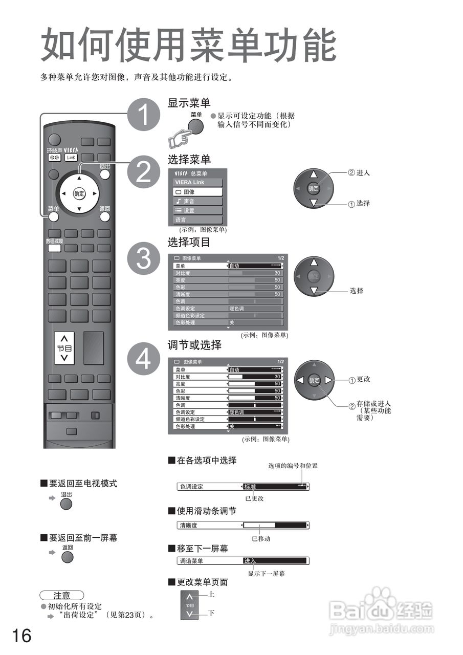 松下TC-32LX700D液晶彩电使用说明书:[2]
