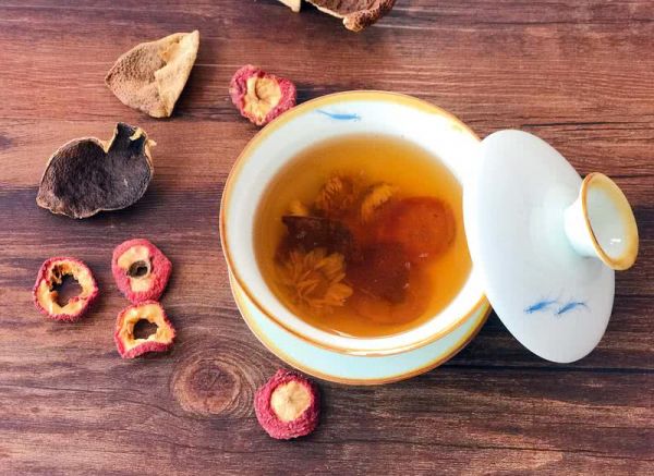 山楂陈皮菊花茶