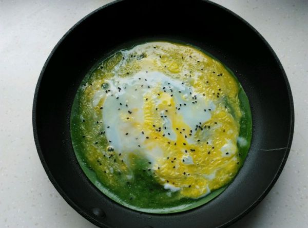 土豆丝菠菜卷饼