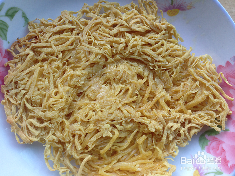 油炸小鱼豆腐丝