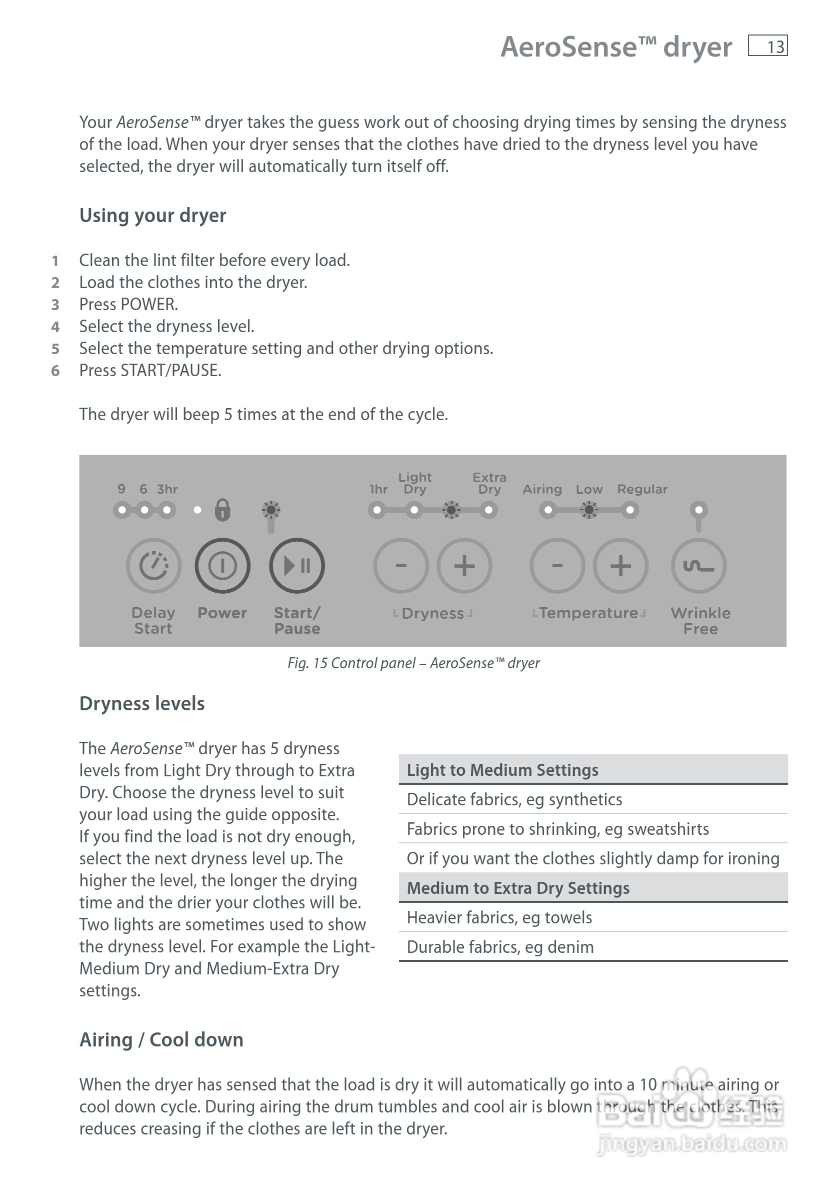 斐雪派克DE40F56A洗衣机说明书:[2]
