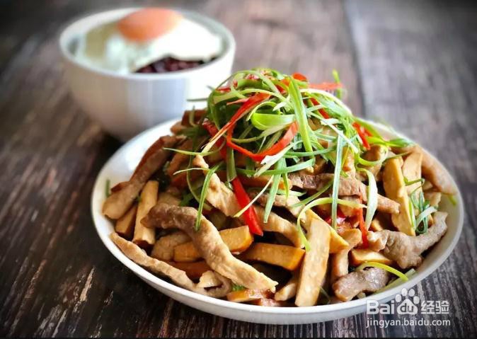 怎样做出家常菜系列之豆干炒肉丝