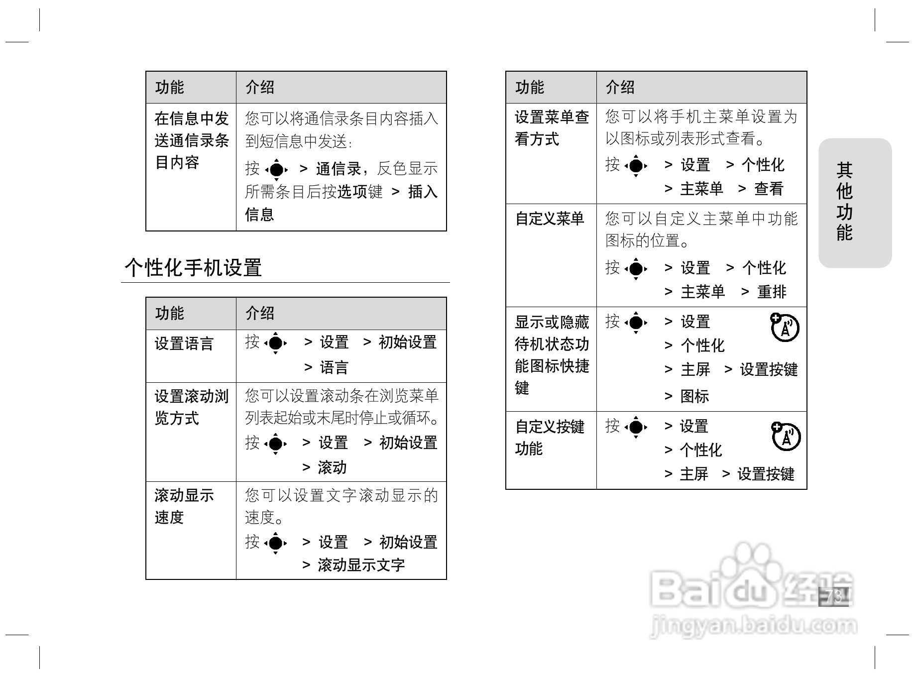 摩托罗拉Z3手机使用说明书:[8]