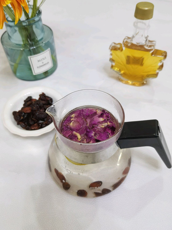 玫瑰花蔓越莓茶