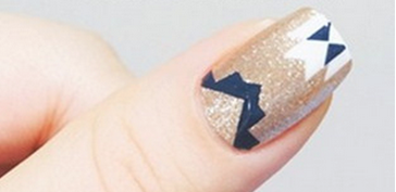 复古民族图形美甲教程 玩转民族风