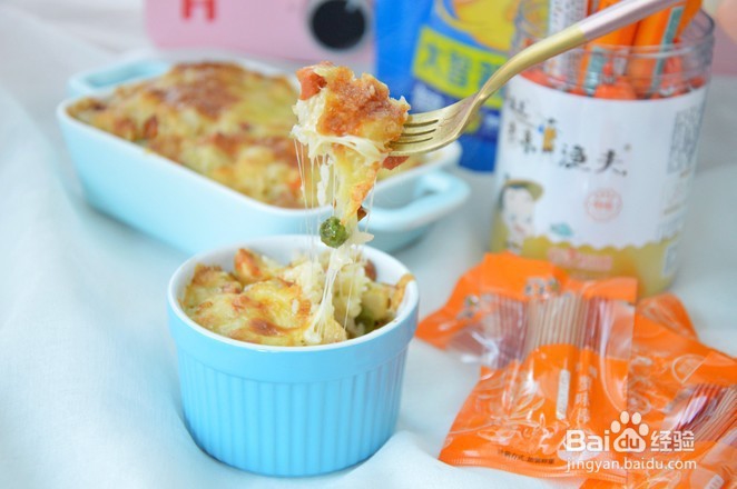 芝士海鲜焗饭的烹饪方式,在家吃异域风味