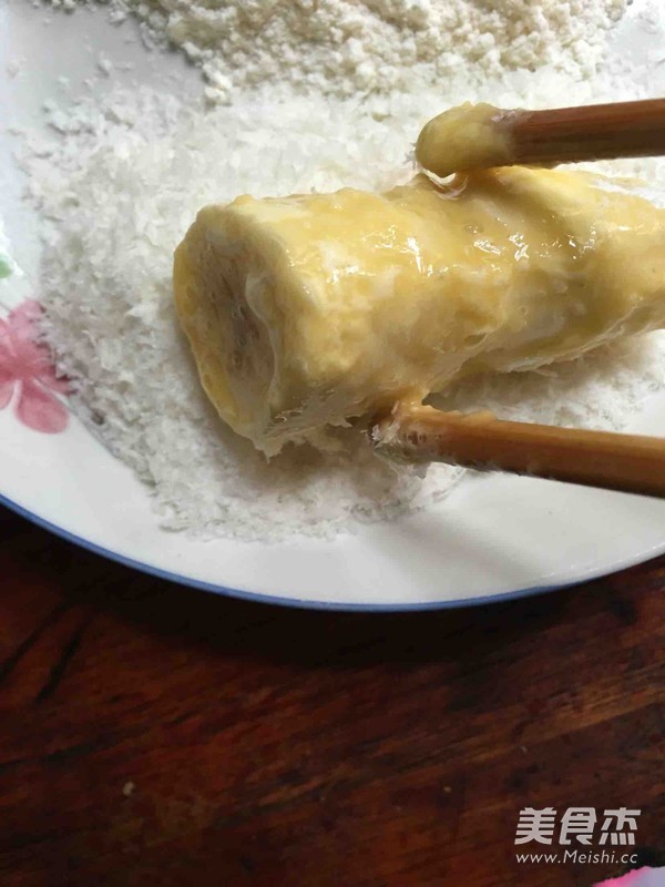 炸香蕉的家常做法