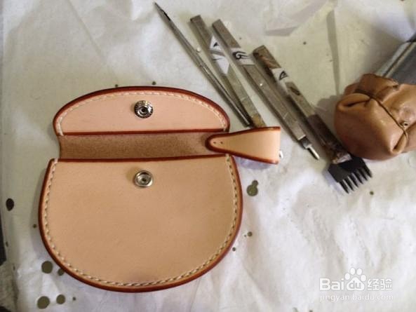 手工牛皮包制作教程