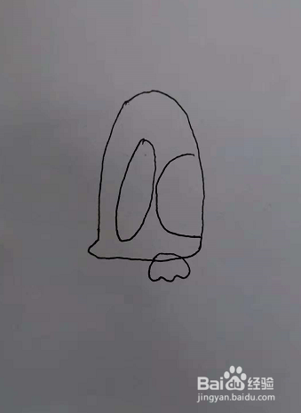 简笔画之小企鹅的画法步骤