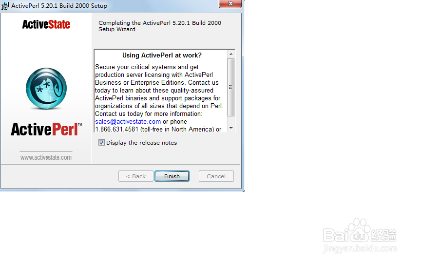 win7上安装perl5