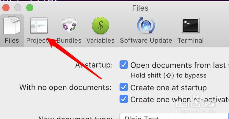 mac TextMate怎么设置允许单击打开文件？