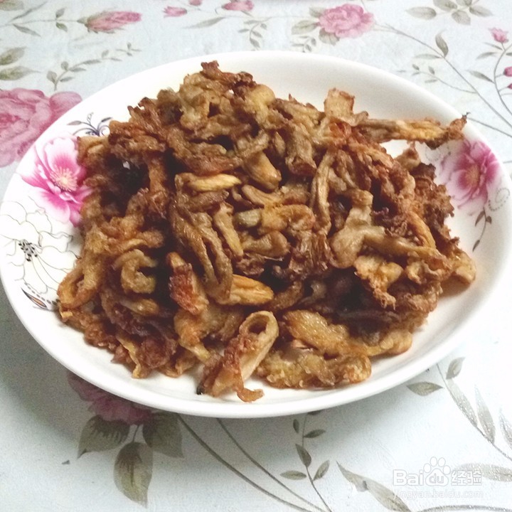 干炸平菇的做法