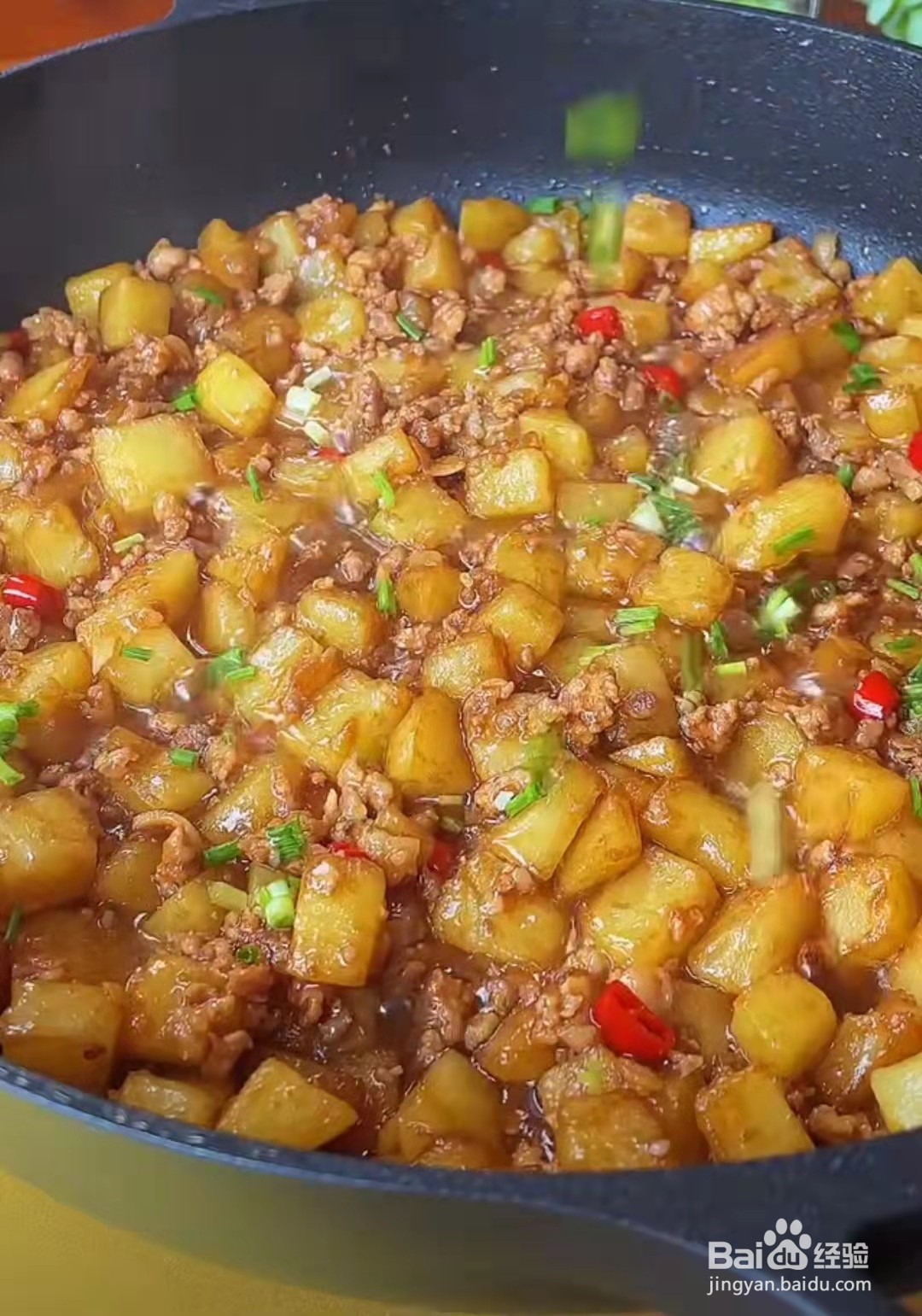 下饭小菜——肉末土豆块