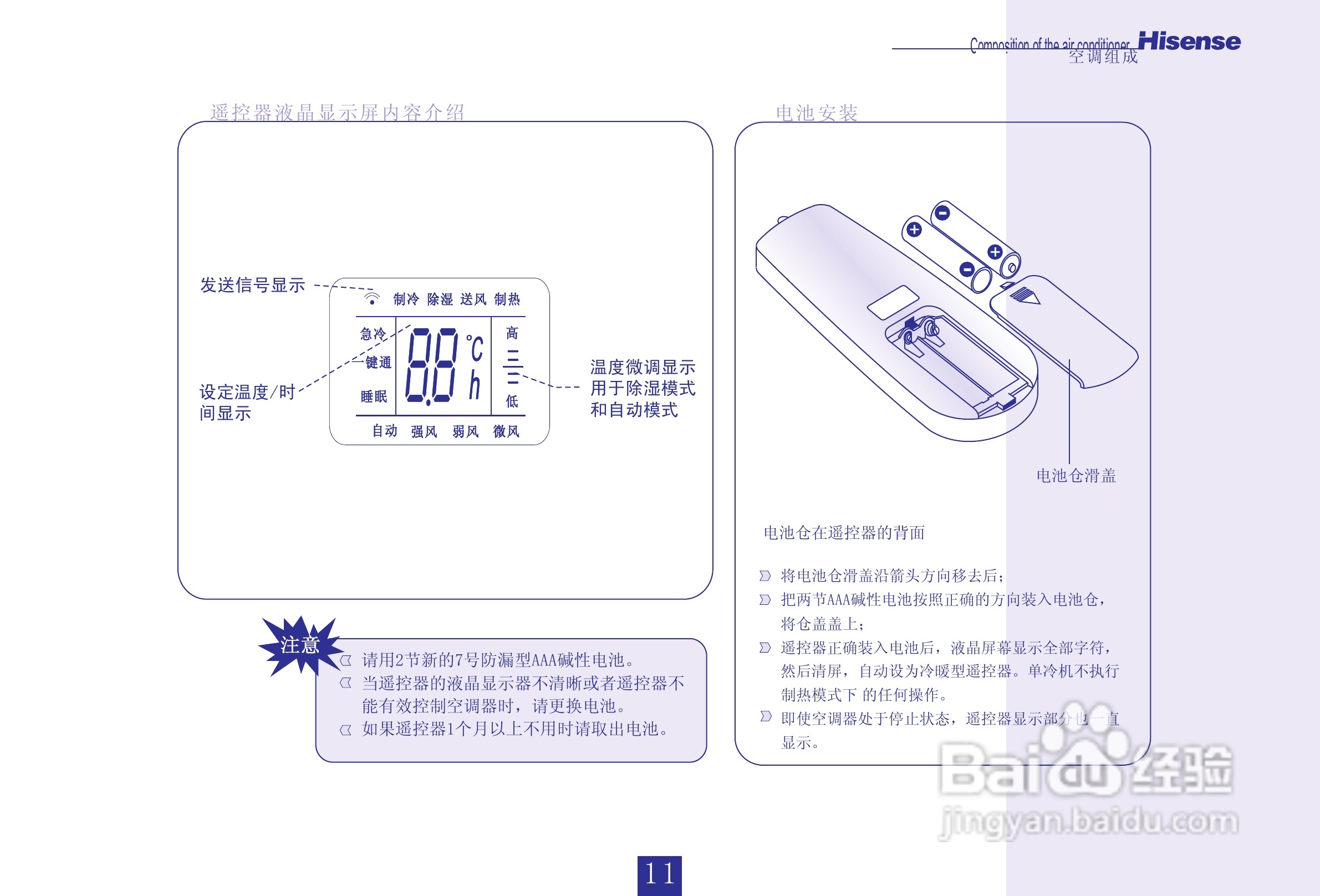 海信KF-35GW/99-N3空调器安装使用说明书:[2]