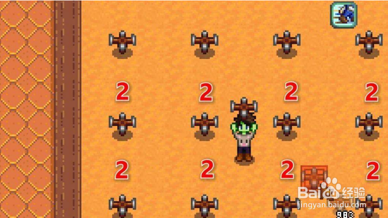 星露谷物语洒水器怎么布局？