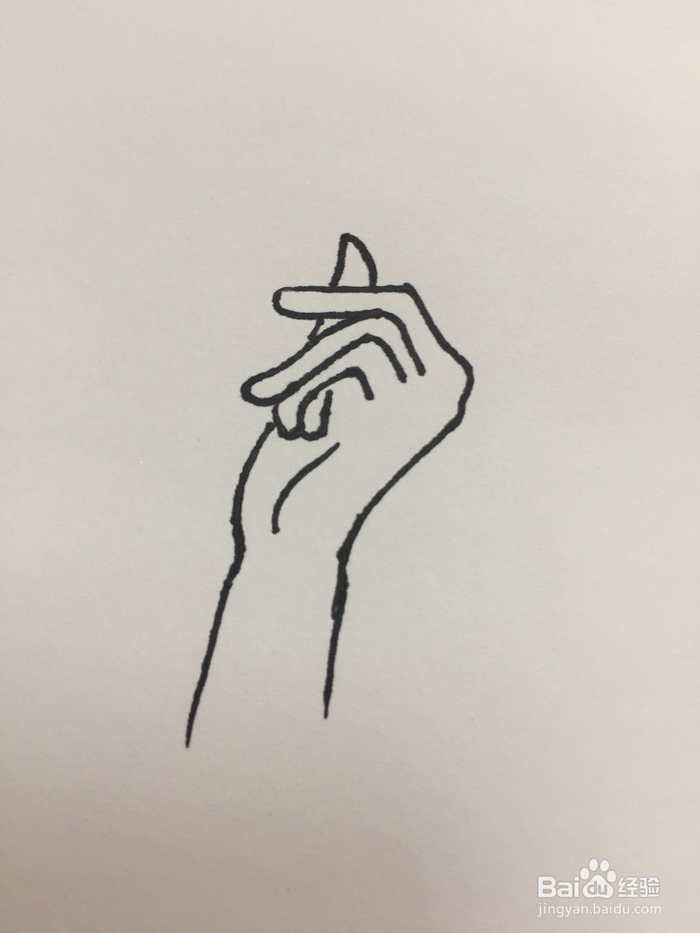 抖音上用手比爱心的简单画法