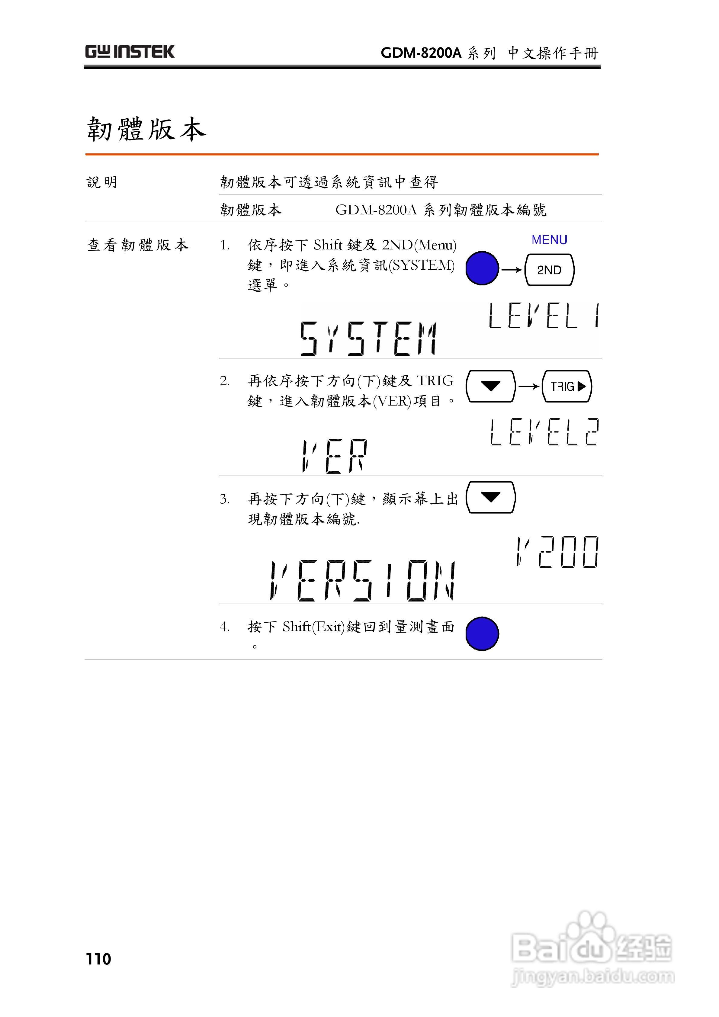 固纬GDM-8255A数字万用表使用说明书:[11]