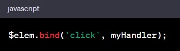 jQuery bind()方法的使用