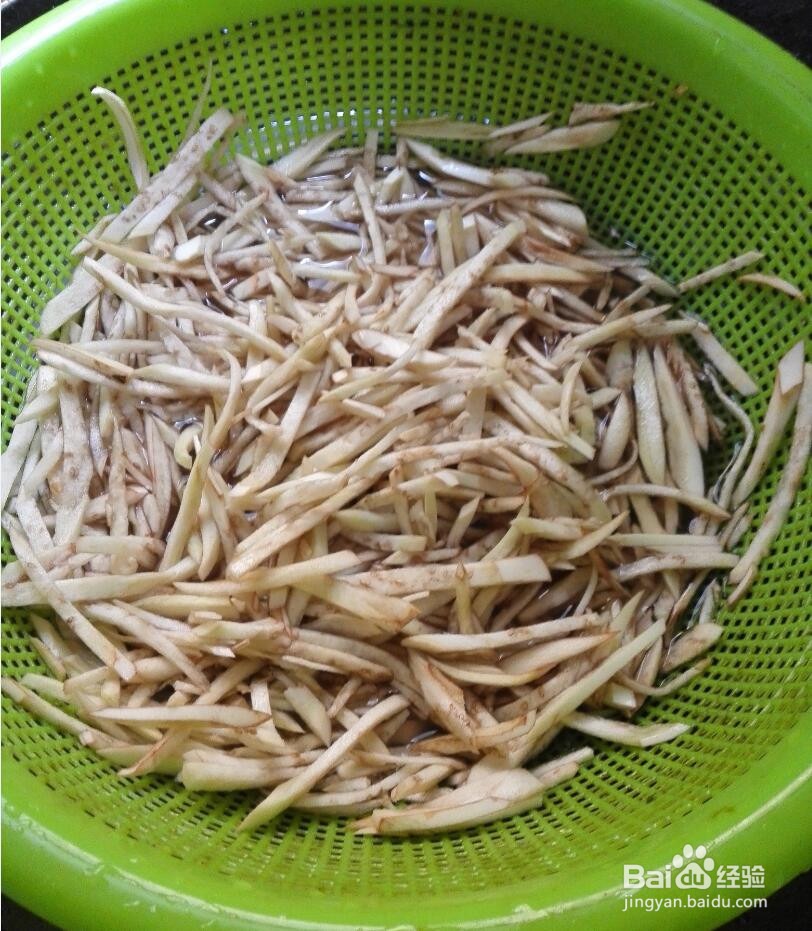 怎样制作肉丝白茄?