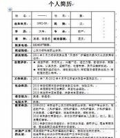如何制作优秀的简历（二）