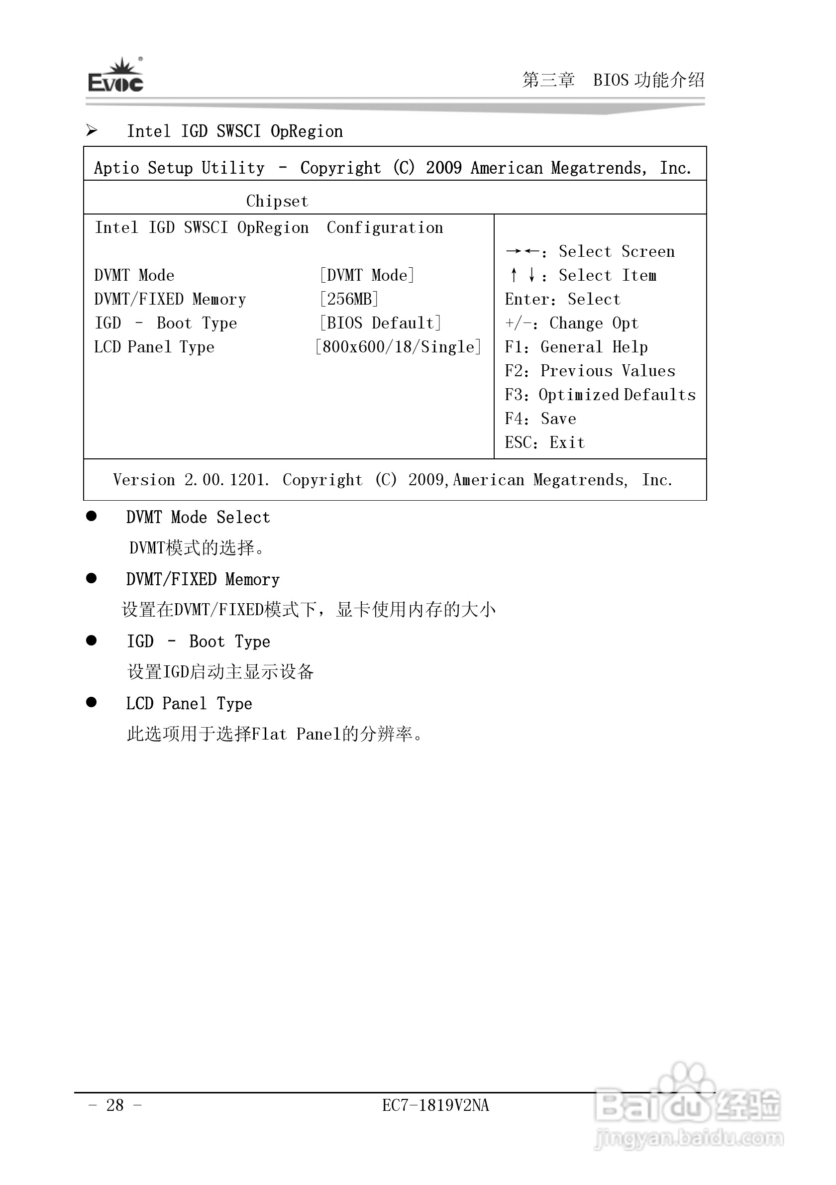 研祥Mini-ITX主板EC7-1819V2NA说明书:[4]