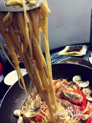 白汁海鲜意粉怎么做？详细教程~