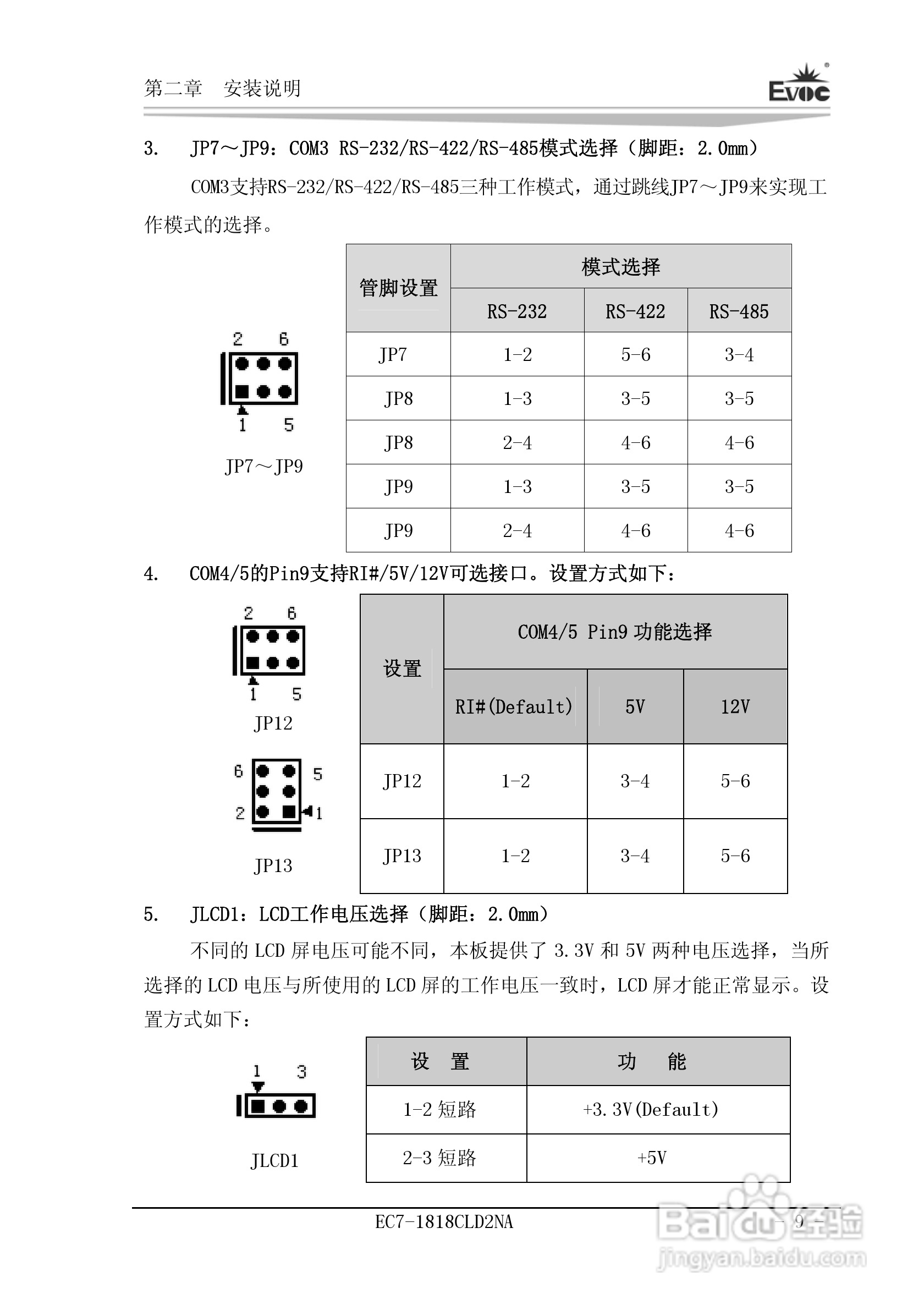 研祥Mini-ITX主板EC7-1818CLD2NA说明书:[2]