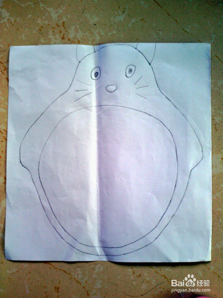 怎样用不织布DIY龙猫鼠标垫?