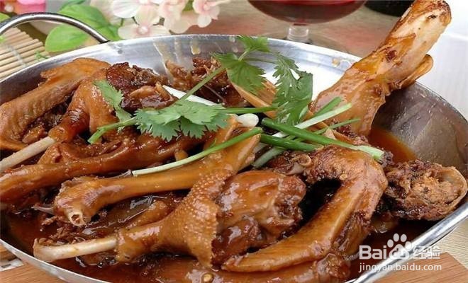 干锅鸭的制作方法