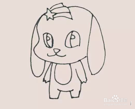 小狗的简笔画