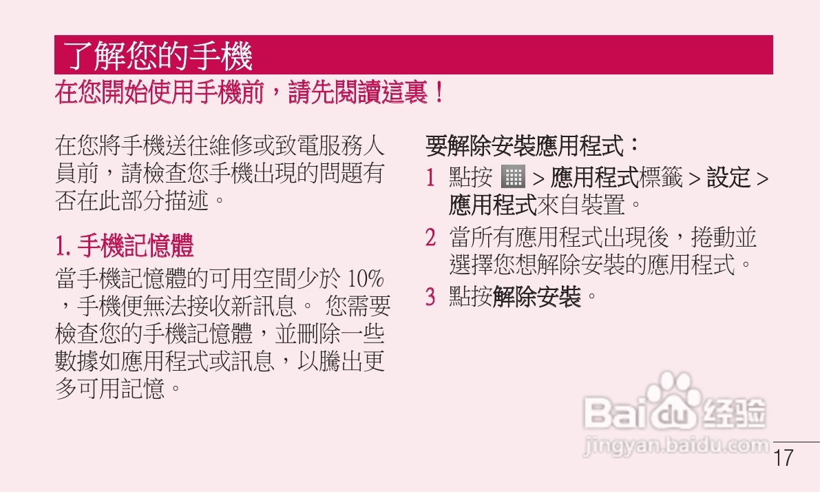 LG P705手机使用说明书:[2]