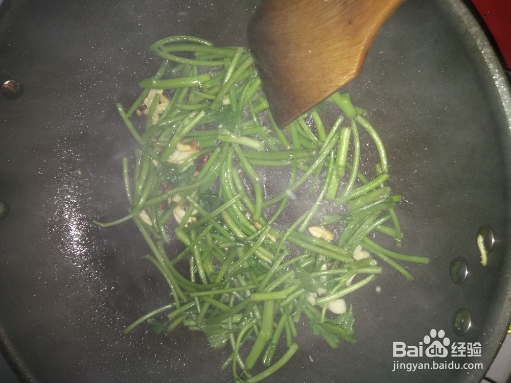 家常菜―清炒地瓜叶