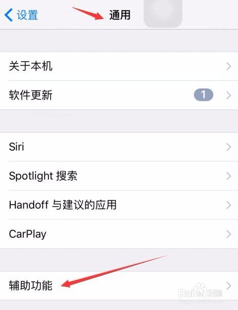 iPhone (苹果)手机怎么设置小圆点辅助功能