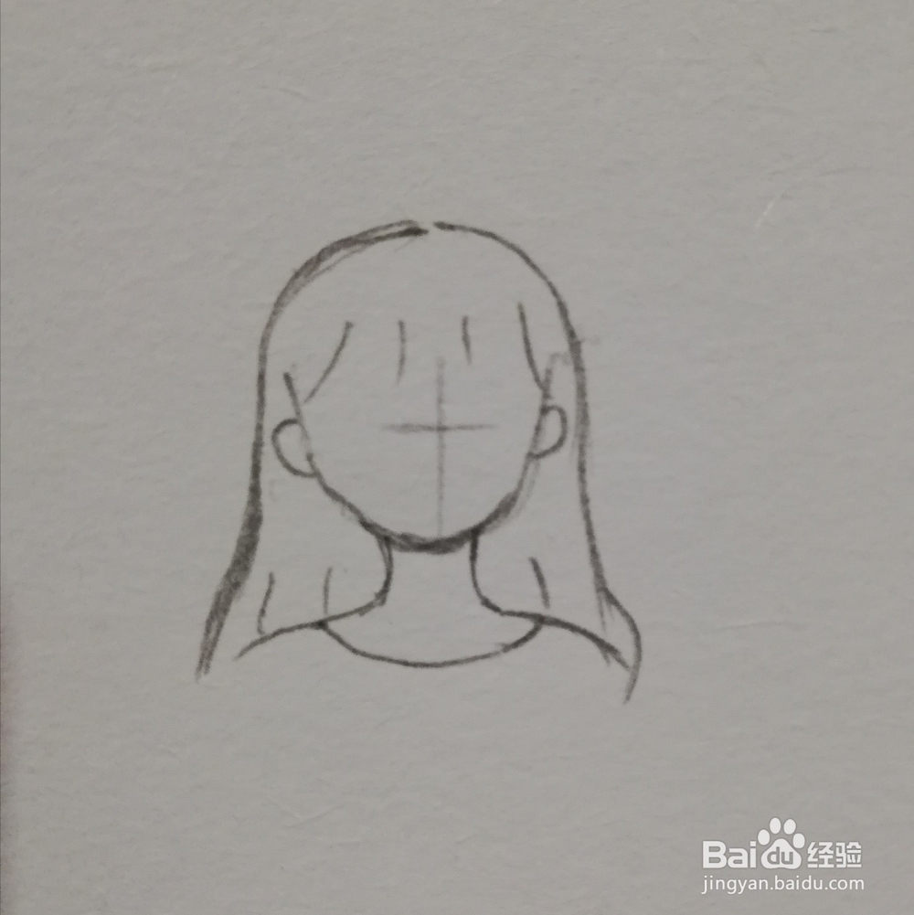 如何画一个简单的头像？