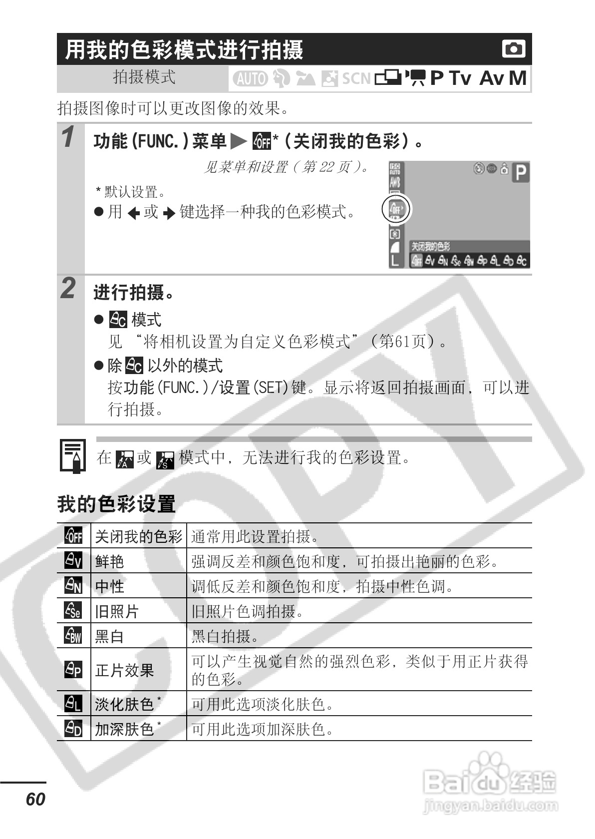 佳能PowerShot A700数码相机使用说明书:[7]
